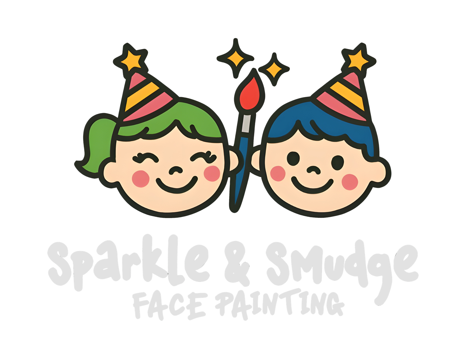 Sparkle & Smudge Face Painting logo